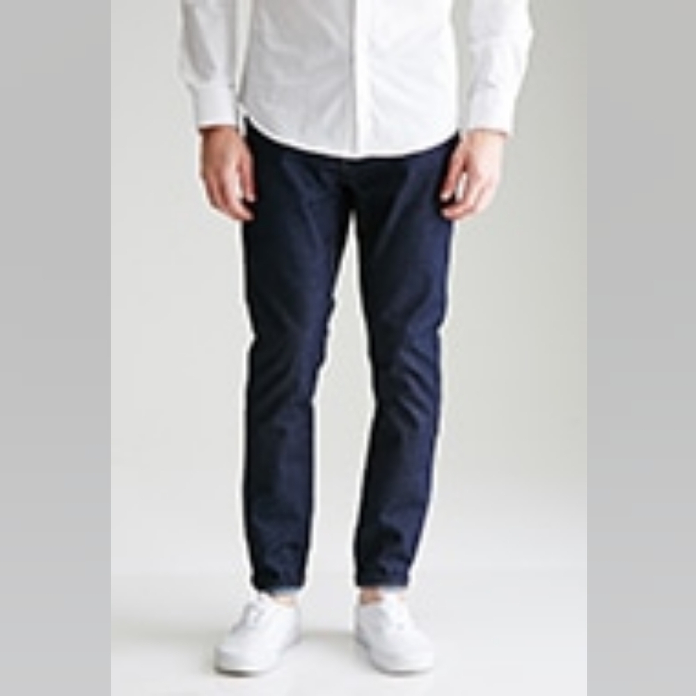 21men Dark Blue Slim Jeans